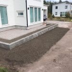 bastu stuga åland nybyggnation renovering marksten stenarbete stenläggning